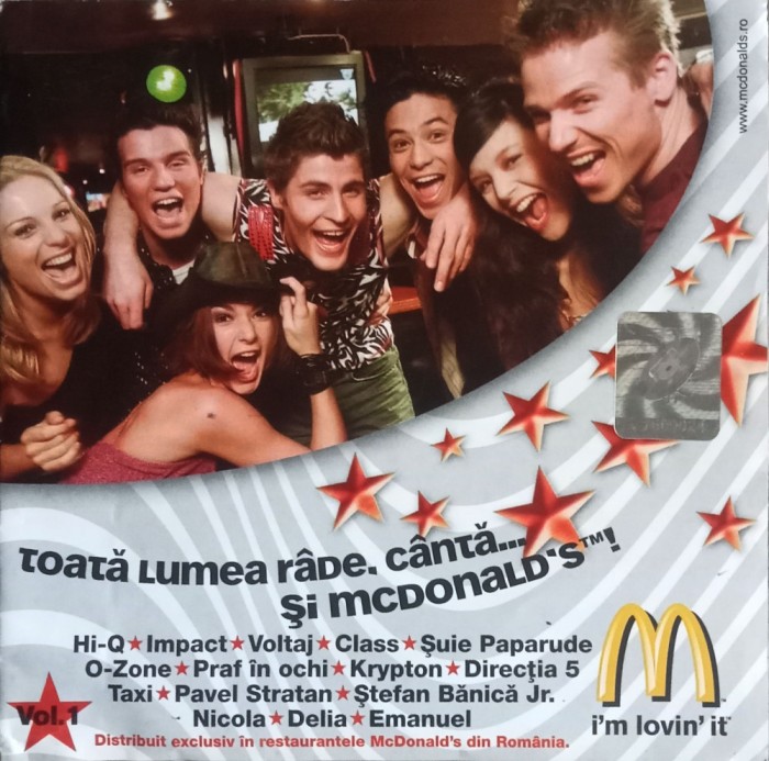 CD I&#039;m Lovin&#039; It Vol 1 Hi-Q Voltaj Directia 5 Class Stefan Banica O-Zone Delia
