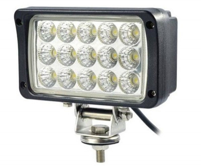 Proiector LED Auto Offroad 45W/12V-24V, 3300 Lumeni, Dreptunghiular, Flood Beam 60 Grade foto