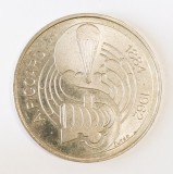 ELVETIA 5 FRANCI 1984 A PICCARD 1984 1962 COMEMORATIVA AUNC ( CITITI DESCRIEREA )