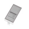 Modul Keystone EU style 22.5 x 45 alb Essential