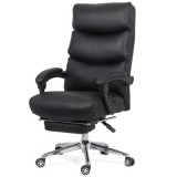 Scaun directorial OFF 422, perne duble, piele ecologica, suport picioare retractabil, mecanism a-sincron, 120 kg