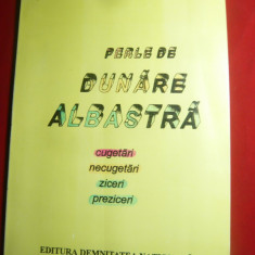 G.Serbulea-Oltenita - Perle de Dunare Albastra -Cugetari ,cu autograf Ed 1999