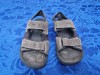 Ecco Black | sandale outdoor piele mar. 37 | 23 cm, Cu talpa joasa