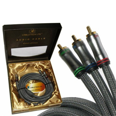 CABLU 3RCA-3RCA 1.8M CABLETECH GOLD EDITION foto