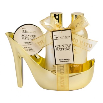 Set 3 produse de ingrijire Scented Gold Shoe, IDC Institute 12119, 410 ml foto