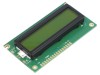 Afișaj LCD Alfanumeric 16x2 LED POWERTIP NPC1602LRU-FWB-H STN Galben-Verde