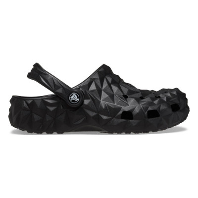 Saboti Crocs Classic Geometric Clog Negru - Black foto