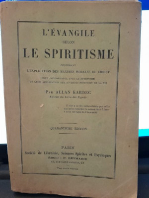 L*Evangile selon Le Spiritisme - Allan Kardec foto