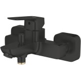 Baterie cada Grohe Cubeo 1018132430, aparenta, diverter, mat, negru