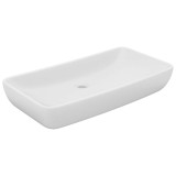 Cumpara ieftin Chiuveta dreptunghiulara de lux, alb mat, 71 x 38 cm, ceramica