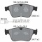 TEXTAR 2382201 Q+ set placute frana disc
