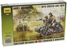 + Zvezda 3639 1/35 - M-72 Soviet Motorcycle with Sidecar + foto