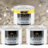 Vopsea Decorativă de Lux Argentina &ndash; Bej Antichizat | Pachet 1.5L (2&times;0.5L + 0.5L), Efect 3D Stelat-Toro Decor