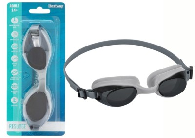 Ochelari de inot Bestway 21051, protectie UV, gri cu negru foto