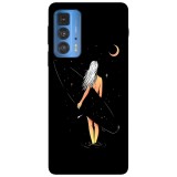 Husa compatibila cu Motorola G100 model Soul surfer, Silicon, TPU, Viceversa, Transparent, Carcasa