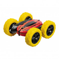 Masinuta Mondo Flip Racer, rotire 360, 16 x 15.5 x 5 cm, telecomanda, varsta 3 ani+, plastic, Galben