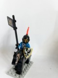 bnk jc LEGO Castle 6060 Knight&rsquo;s Challenge - The Black Falcons - cavaler calare cu lance