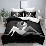 Cumpara ieftin Lenjerie de pat din Bumbac finet cu imprimeu 3D INN1031