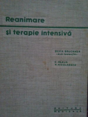 Silvia Bruckner - Reanimare si terapie intensiva (1966) foto