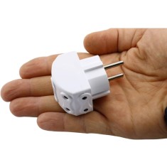 Stecher cu 5 prize, fara impamantare, 6A 220V, rosu, verde, albastru