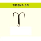 Carlig Ultrapoint Round Bend Treble Hook BN 6buc Nr. 6, Mustad