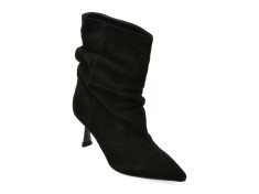 Botine elegante FLAVIA PASSINI negre, AC6248, din piele intoarsa