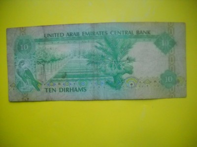 HOPCT EMIRATELE ARABE UNITE 10 DIRHAMS foto