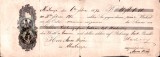 A3206N Cambie pe numele lui Aaron Presia, funcționar rom&acirc;n de la Sedria comitatensă din Abrud a comitatului Alba Inferioară, 1872, Abrud
