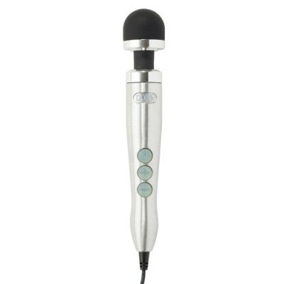 Baghete vibratoare - Doxy Metal Turnat 3 Bagheta Compacta pentru Masaj cu Alimentare din Priza Argintie foto