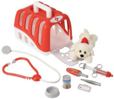 Kit Veterinar Cu Catelus Si Accesorii foto