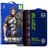 Folie de protectie Ecran Matte Privacy Blueo Anti-Peep pentru Apple iPhone 18 Pro Max, Sticla Securizata, Full Glue