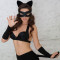 Costum Sexy Catwoman, Negru, M
