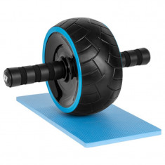 Roata fitness pentru abdomene AB-Wheel Rebel Active, cerc 20 cm, covoras inclus