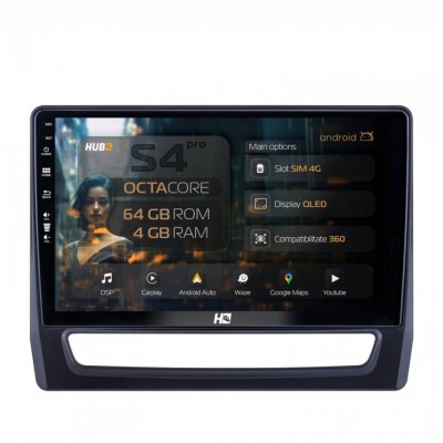 Navigatie Mitsubishi ASX (2019+) 4GB RAM Android 13 Octacore Slot Sim 4G DSP GPS Wi-FI Carplay Android Auto USB Bluetooth Waze Touchscreen 10.1 Inch foto