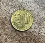 C50 - Moneda foarte veche - Columbia - 20 pesos - 2007, America Centrala si de Sud