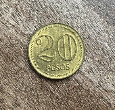 C50 - Moneda foarte veche - Columbia - 20 pesos - 2007 foto