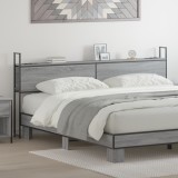 vidaXL Tăblie de depozitare sonoma gri 200 cm Lemn compozit