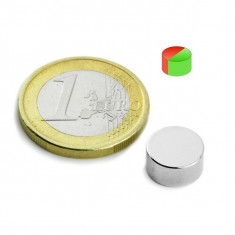 Magnet neodim disc Ø10&#215;5 mm, putere 1 kg, N45