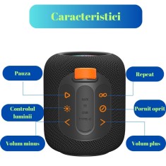 Reduceri.Boxa portabila wireless Hopestar 10w, rgb, impermeabila,1500 mAh