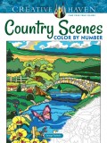 Creative Haven Country Scenes Color by Number Coloring Book