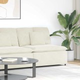 VidaXL Modul central canapea modulară cu perne, crem, 100 cm