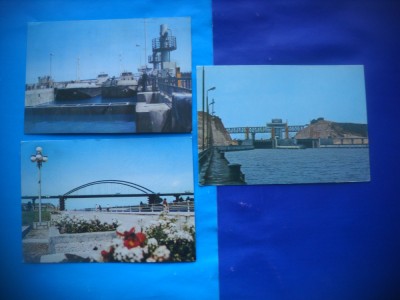 HOPCT LOT NR 795 CANALUL DUNARE MAREA NEAGRA-CT-3 CARTI POSTALE-RSR-NECIRCULAT9 foto