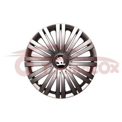 Set 4 Capace Roti skoda negru r15 model 339n foto
