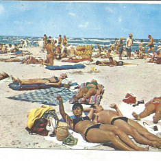 (A) carte postala(ilustrata)-MANGALIA-La plaja