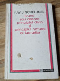 BRUNO SAU DESPRE PRINCIPIUL DIVIN SI PRINCIPIUL NATURAL AL LUCRURILOR - F.W.J. SCHELLING, Humanitas