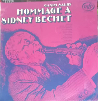 Disc vinil, LP. Hommage A Sidney Bechet-Maxim Saury foto