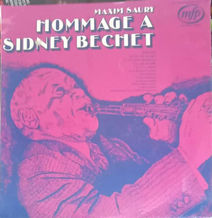 Disc vinil, LP. Hommage A Sidney Bechet-Maxim Saury