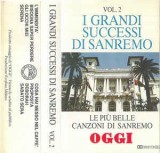 Casetă audio I Grandi Successi Di Sanremo Vol. 2, originală, Pop