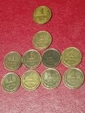 Lot 10 monede (Rusia, URSS): 1 copeica 1938 + 9 monede de 1 copeica (toate diferite). Stari: aUNC [poze], Europa
