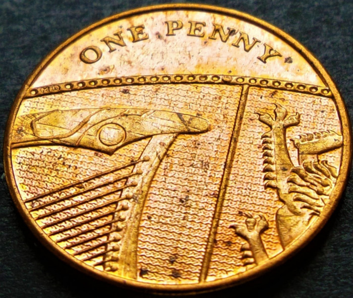 Moneda 1 PENNY - ANGLIA 2012 *cod 2219 C = PATINA